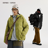 户外特氟龙三防90绒子羽绒服男女2025秋冬 BUPAIDUI BENPANDA