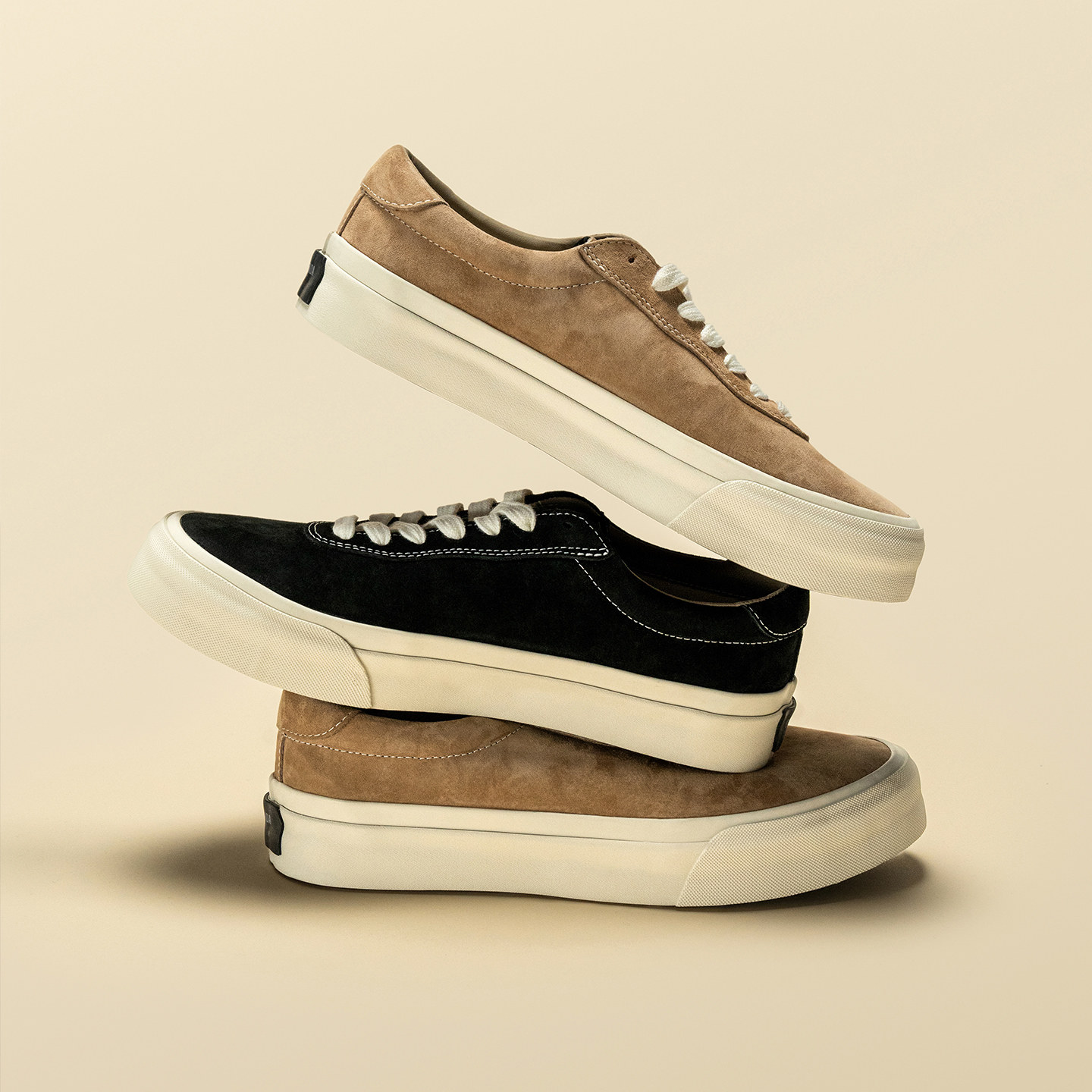 BENPANDA经典低帮黑色厚底增高帆布硫化鞋板鞋男日系2026春季新款