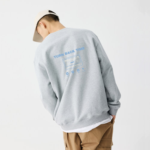 BENPANDAUN3圆领印花卫衣男款