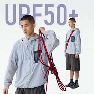 BENPANDA UPF50+轻薄防晒衣夏季男款骑行服撞色工装皮肤衣外套女