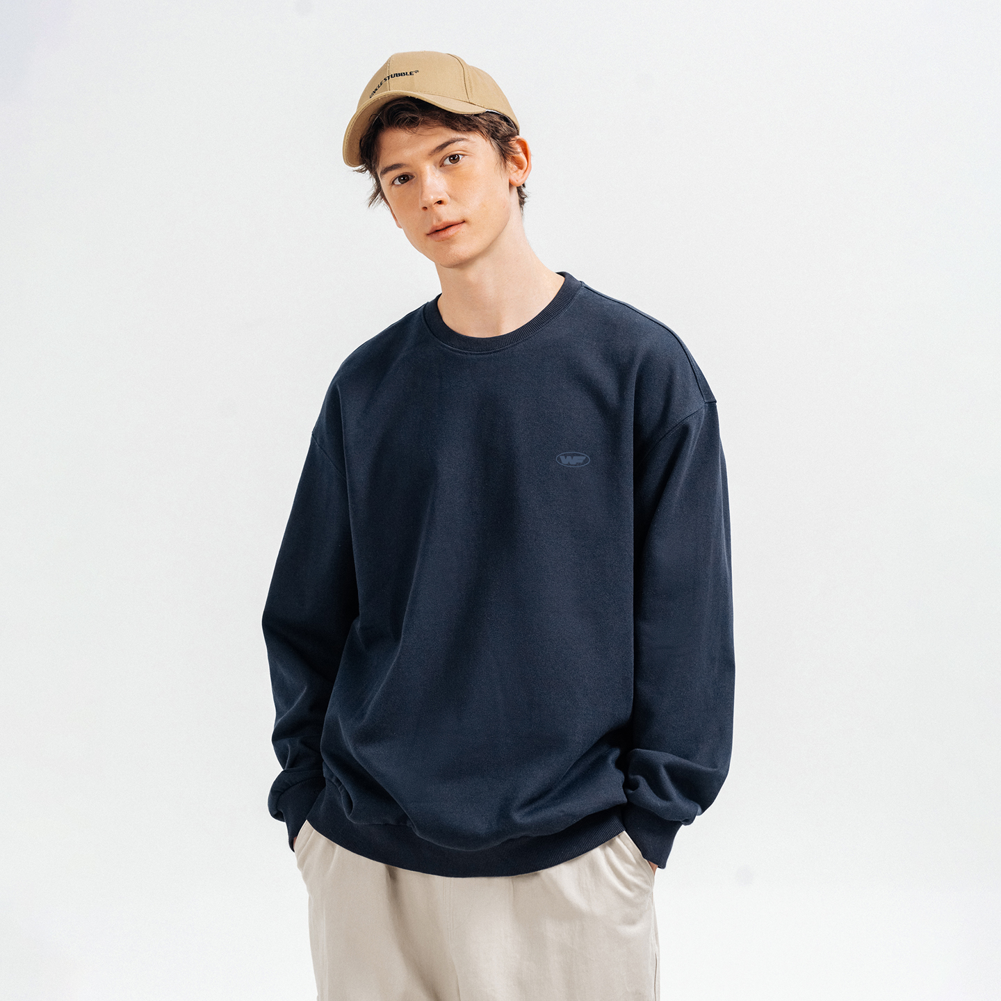 BENPANDA休闲宽松圆领印花卫衣