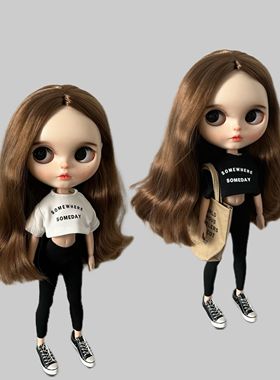 blythe小布娃娃azone ob24 27 ymy22 pp fr梦凡素体30cm换装娃衣