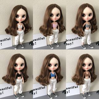 blythe小布娃娃衣服 azone19关节体 ob24娃衣针织吊带背心