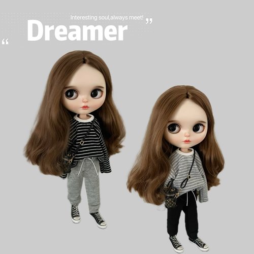 blytheob24娃衣条纹卫衣休闲