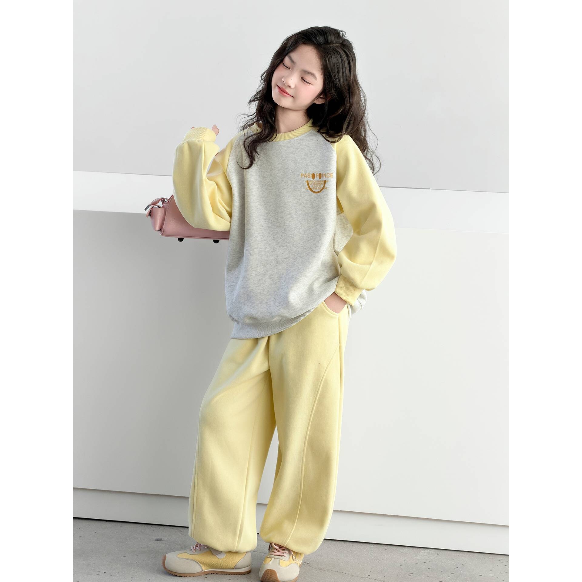 品牌专柜女童运动套装春秋2026新款洋气童装小女孩韩系春季衣服儿