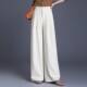 阔腿裤 品牌专柜2026春季 裤 白色拖地西装 女垂感宽松显瘦百搭休 新款