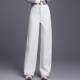 西装 品牌专柜米白色休闲百搭直筒裤 垂感显瘦窄版 新款 阔 女2026春季
