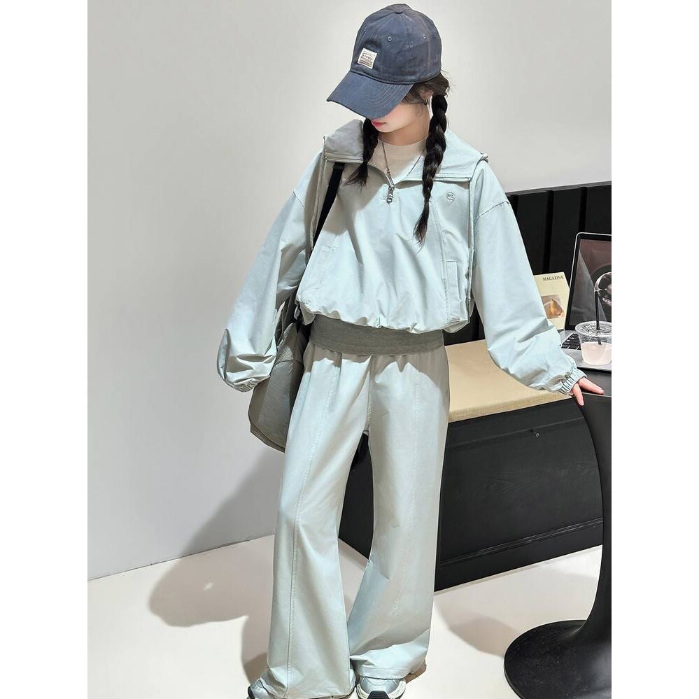 品牌专柜女童春装套装2026新款儿童春季卫衣大童女装运动休闲女孩