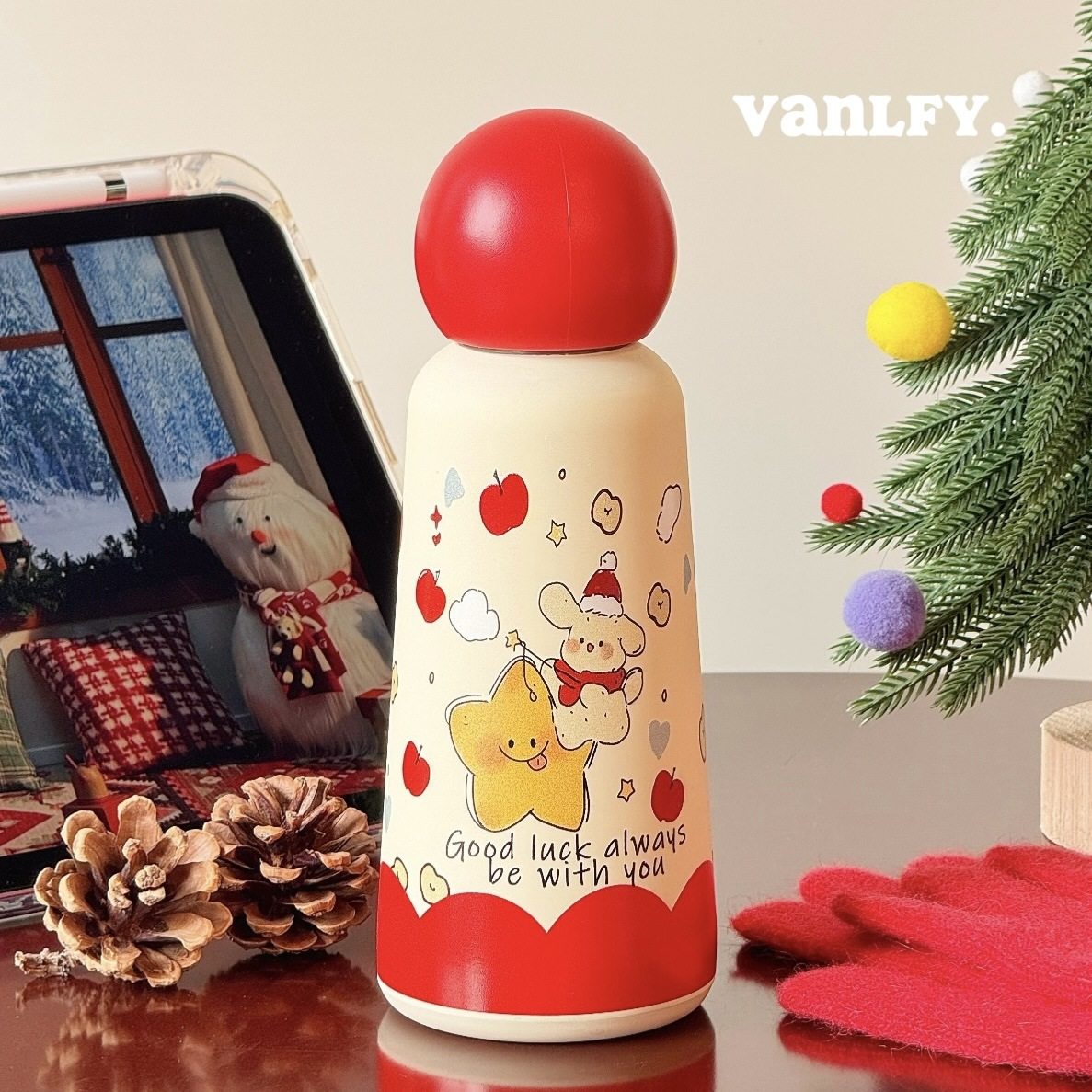 KT猫水杯高颜值圣诞节礼物ins