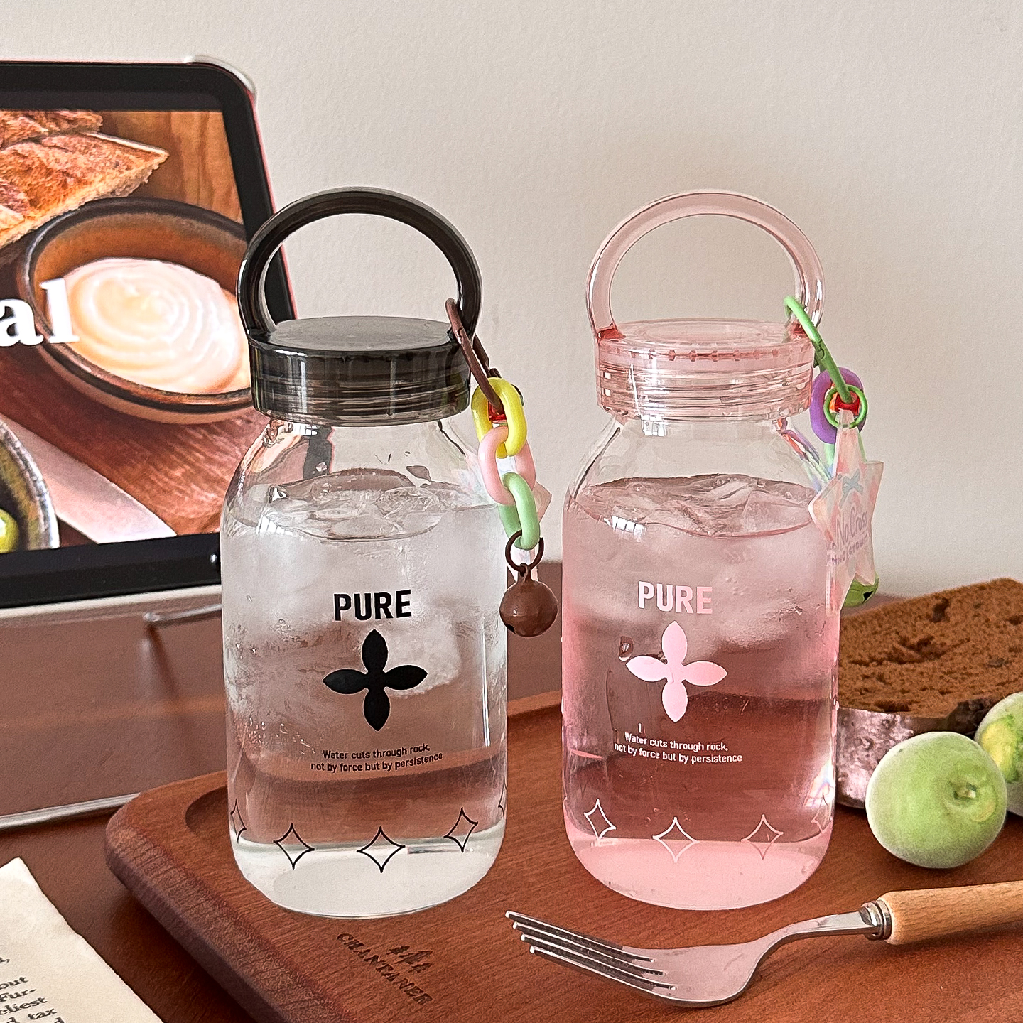 玻璃杯新款女生高颜值水杯防爆