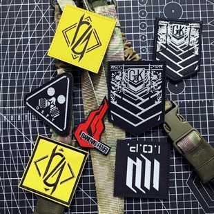 少女前线404徽章 忤逆小队魔术贴章格里芬臂章铁血工造士气章包贴