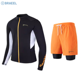 冲浪速干防晒速干泳衣潜水服 专业运动男士 韩国新款 冲浪服Move开衫