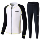 韩国新款 水母服 儿童泳衣男女童潜水服冲浪衣防晒速干游泳衣长袖