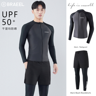 长裤 水母衣防晒冲浪服速干冲浪潜水服长袖 套 大码 浮潜泳衣分体男士