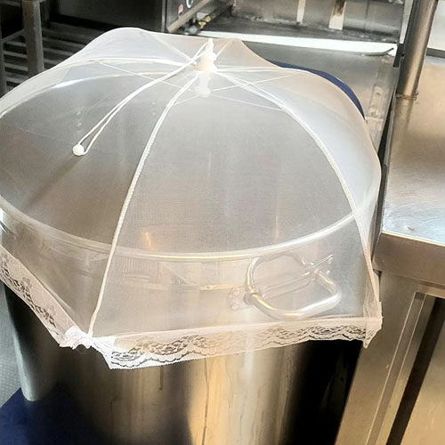 圆桶汤锅卤水桶防苍蝇罩餐桌罩