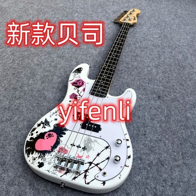 Bass雪白色23定制款电贝司
