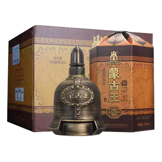 发顺丰500ml瓶整箱单瓶蒙古王52度金帐白酒 精粮酿造固态发酵