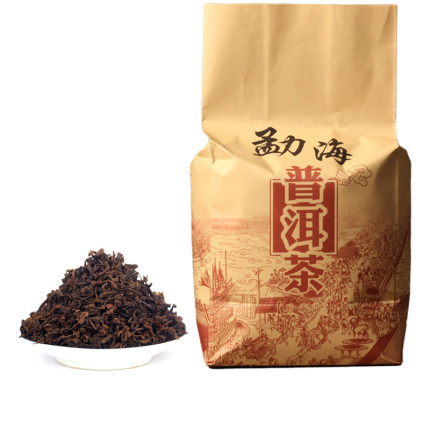 普洱茶熟茶散茶袋装5斤云南勐海古树普洱大叶陈年特级小青柑茶叶