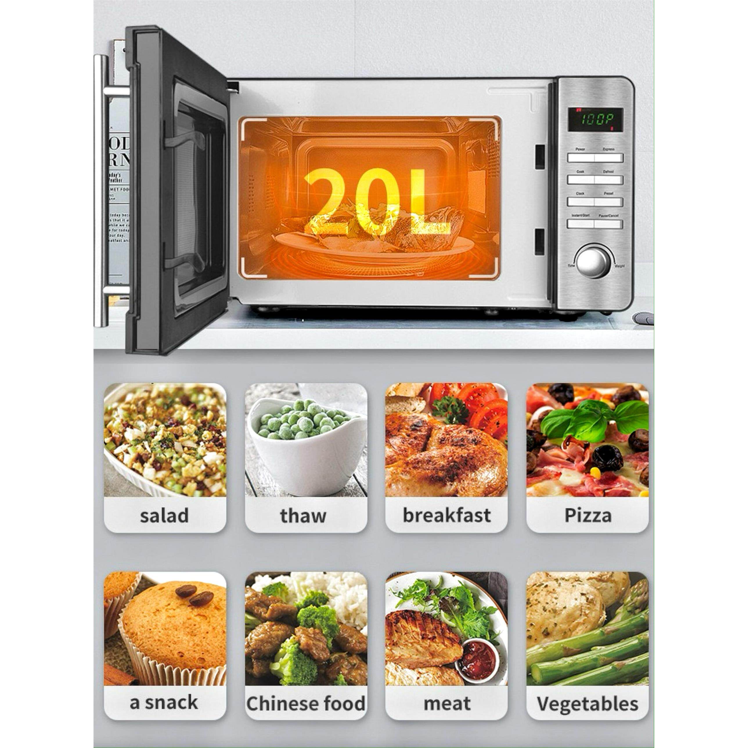 Multifunctional microwave oven English button英文按钮微波炉