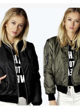 2018 Spring Autumn Women Thin Jacket Tops Bomber coat女外套