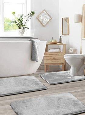 Floor Mat Door Mat Bathroom Carpet Toilet Seat Cover浴室地垫