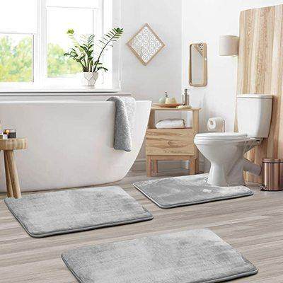 Floor Mat Door Mat Bathroom Carpet Toilet Seat Cover浴室地垫