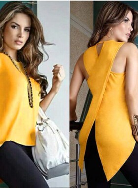 2018Fashion women vest Rontan women's t-shirts 妇女的背心