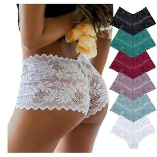 sexy underwear女士蕾丝低腰性感内裤 breathable waist low Lace