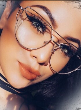 2018очки женские glasses women平光太阳 眼镜trend