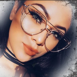 glasses 眼镜trend women平光太阳 женские 2018очки