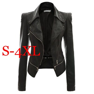 plus size women leather jacket ladies coat s 2017 кофты