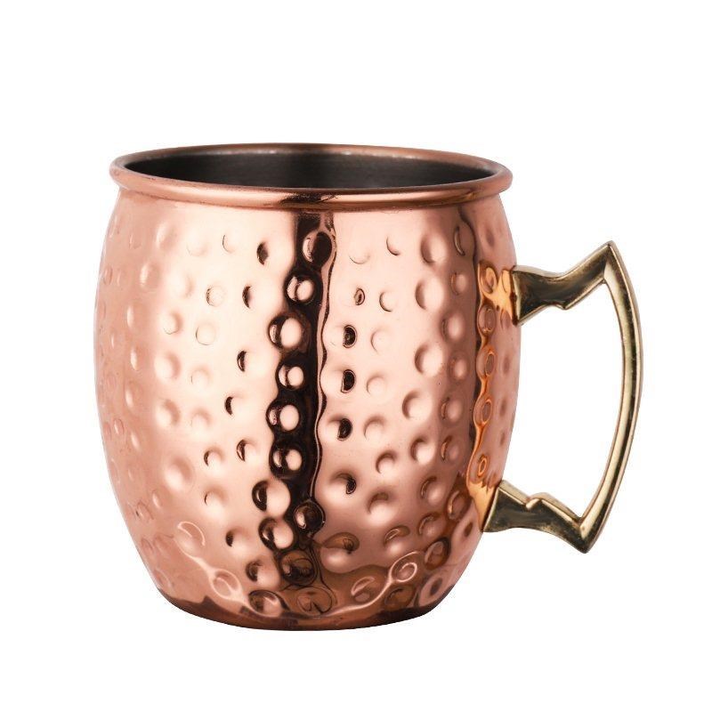 Hammer the copper cup Moscow mule stainless steel cocktail b