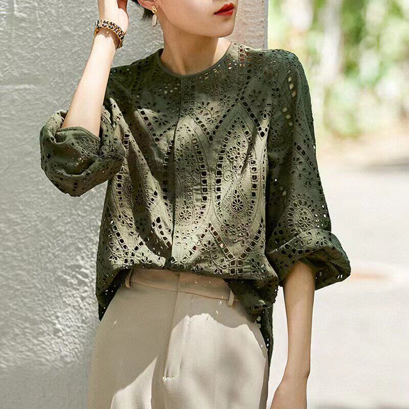 小个子衬衫女春夏季新品