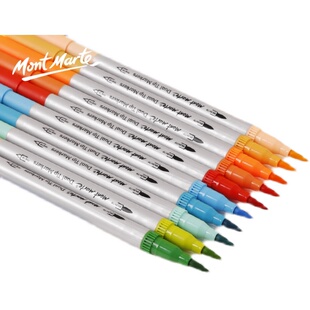 pens brush soft marker水彩笔无毒马克笔 head art double real