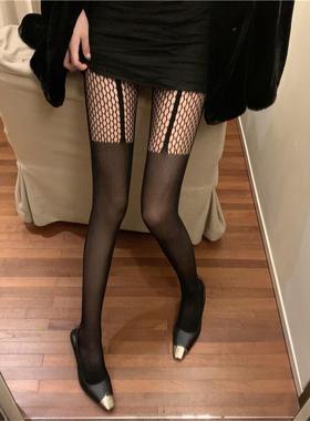 Sexy Fishnets Stockings 吊带丝袜性感渔网袜薄显瘦防勾丝连裤袜