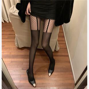 Sexy Fishnets Stockings 吊带丝袜性感渔网袜薄显瘦防勾丝连裤袜