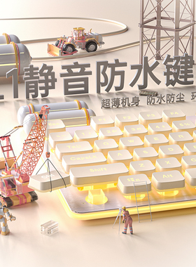 女生办公高颜值键盘鼠标套装有线无线静音外接笔记本台式家用L1