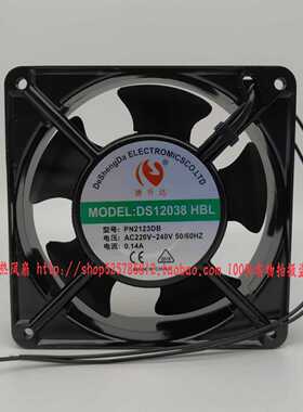 德升达 PN2123DB DS12038HBL 220-240V 0.14A 12CM 机柜轴流风机