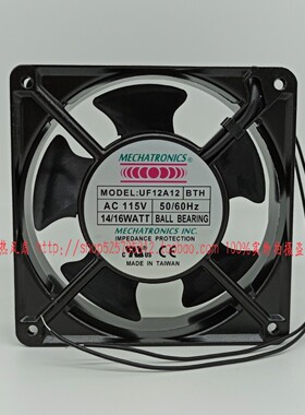 MECHATRONICS 南韩 UF12A12BTH 115V 14/16W 12CM 12038 轴流风机