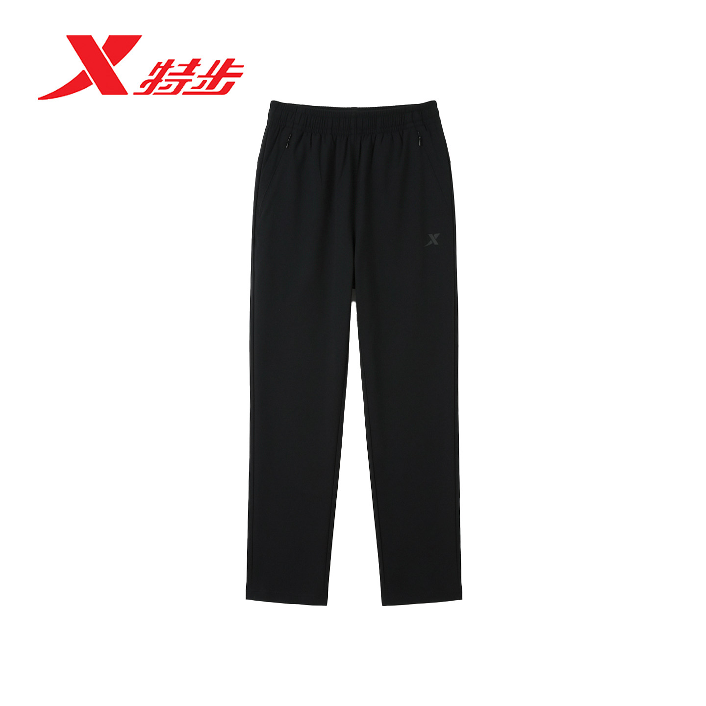 特步女裤CHINA九分裤2026夏季新款速干运动直筒梭织974228690204