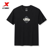 T恤男2026夏季 针织衫 新款 男士 篮球系列圆领宽松套头衫 特步短袖