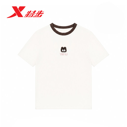 特步短袖T恤女2026夏季