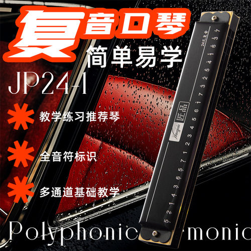 jp24-1推荐c调专业演奏复音口琴