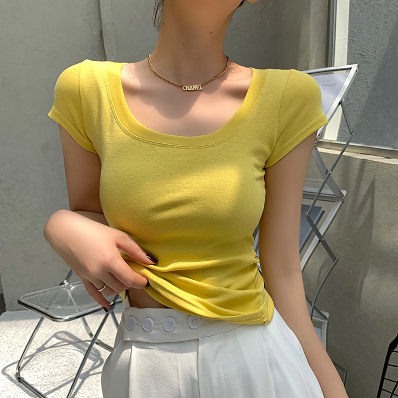 230g全棉短袖女t恤纯6新