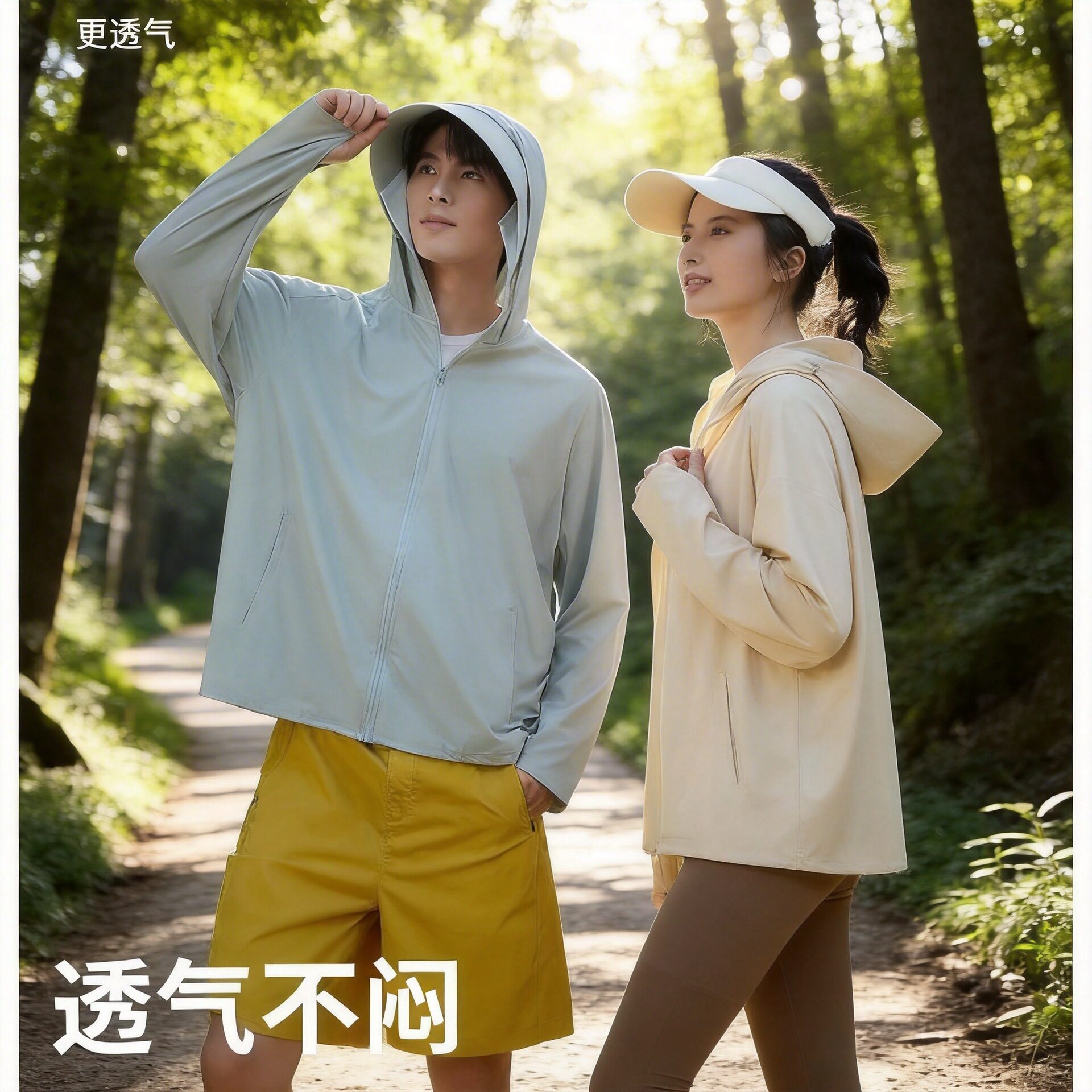 夏季防紫外线冰丝皮肤衣