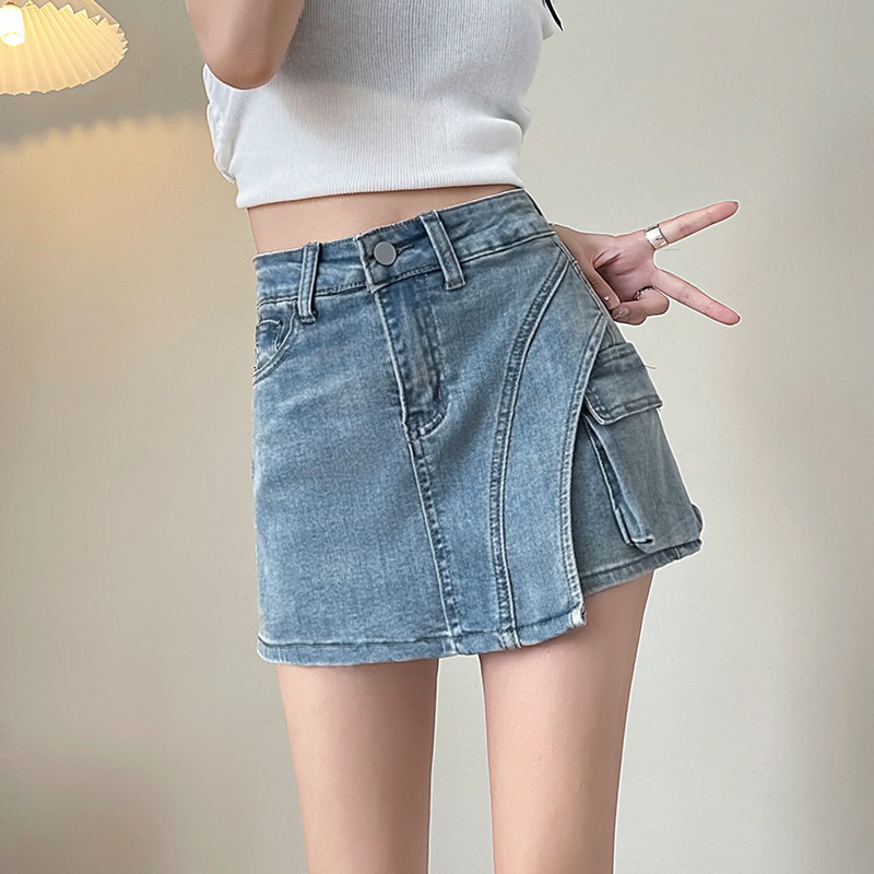 牛仔短裤裙女夏季薄款202