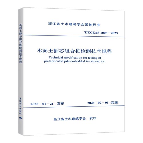 T/ZCEAS 1006-2025 水泥土插芯组合桩检测技术规程