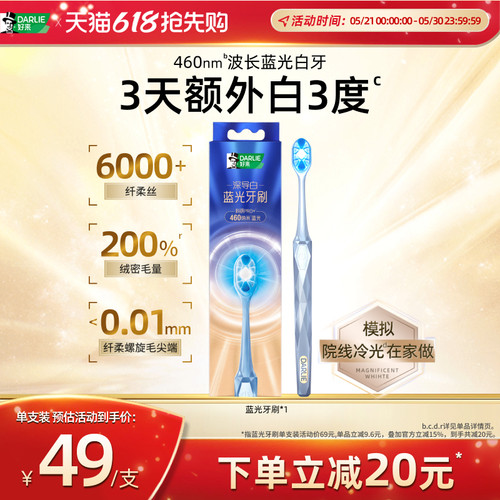 模拟院线蓝光能量灌注齿面