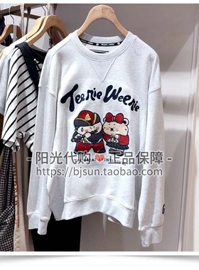 特卖TeenieWeenie小熊秋联名刺绣圆领卫衣TTMA223801L MA223801L