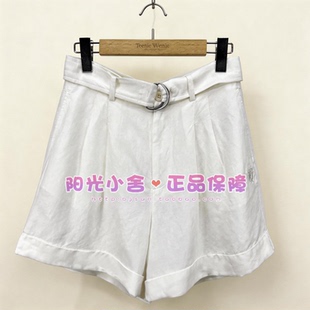 TeenieWeenie小熊26夏气质百搭卷边短裤TTTH2624W4B TH2624W4B